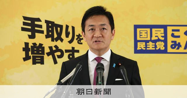 【朝日世論調査】国民民主、野党首位明け渡す　参院選比例区投票先